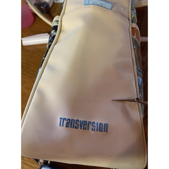 TransVersion Tote Bag & Make Up Bag Set Retro Airline Flight Attendant Traveler - Picture 12 of 16